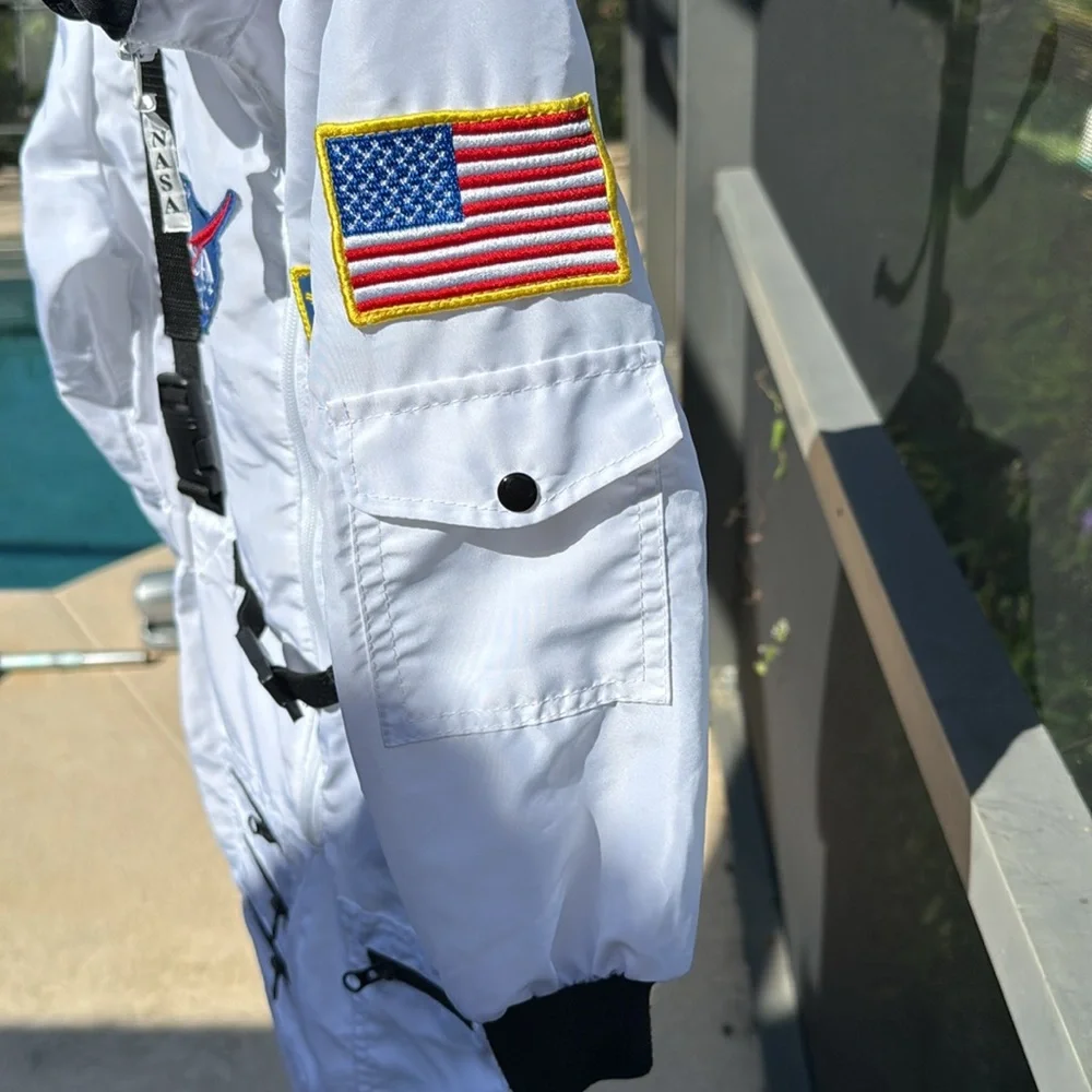 Astronaut costume dress up Halloween size 4-6 tall - no hat